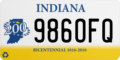 IN license plate 986OFQ