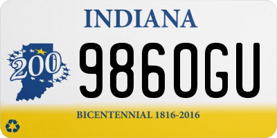 IN license plate 986OGU