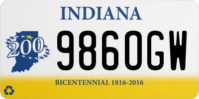 IN license plate 986OGW