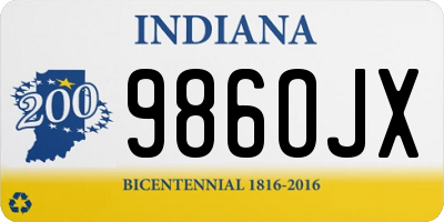 IN license plate 986OJX