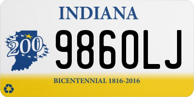 IN license plate 986OLJ