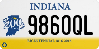 IN license plate 986OQL