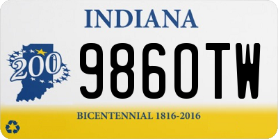 IN license plate 986OTW