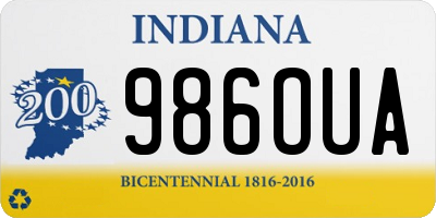 IN license plate 986OUA