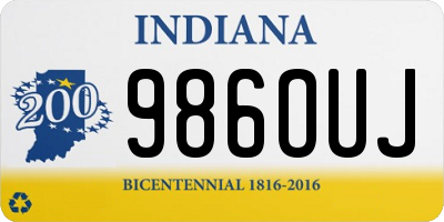 IN license plate 986OUJ