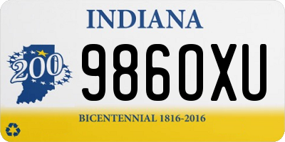 IN license plate 986OXU