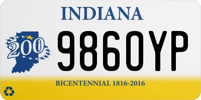 IN license plate 986OYP