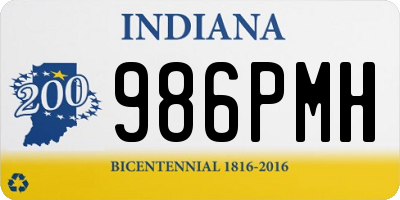 IN license plate 986PMH