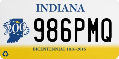 IN license plate 986PMQ