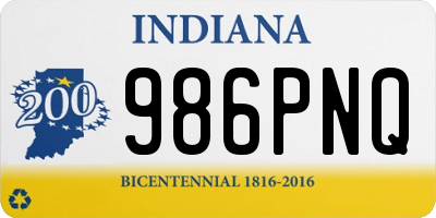 IN license plate 986PNQ