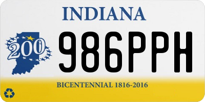 IN license plate 986PPH