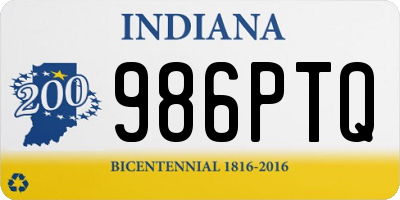 IN license plate 986PTQ