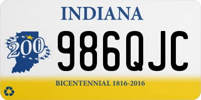 IN license plate 986QJC