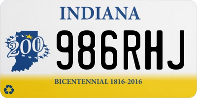 IN license plate 986RHJ