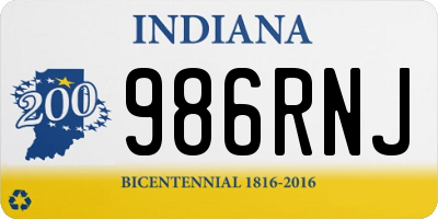 IN license plate 986RNJ