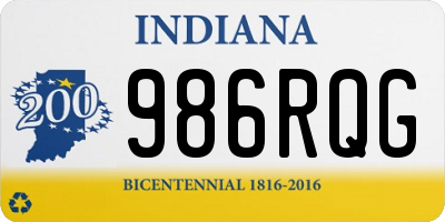 IN license plate 986RQG