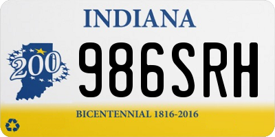 IN license plate 986SRH