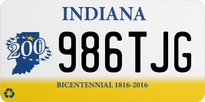 IN license plate 986TJG