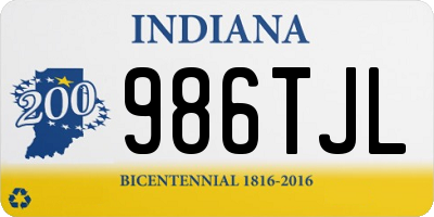 IN license plate 986TJL