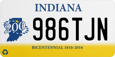 IN license plate 986TJN