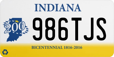 IN license plate 986TJS