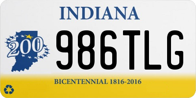 IN license plate 986TLG