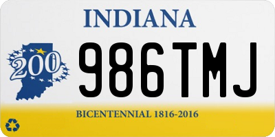 IN license plate 986TMJ