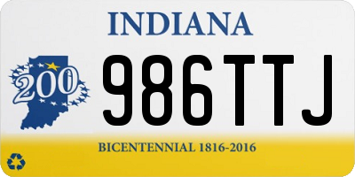 IN license plate 986TTJ