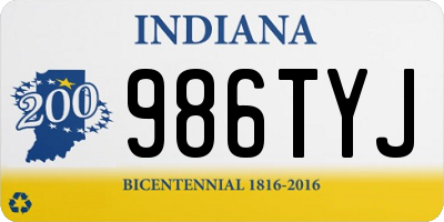 IN license plate 986TYJ