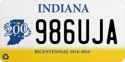 IN license plate 986UJA