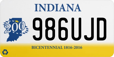 IN license plate 986UJD