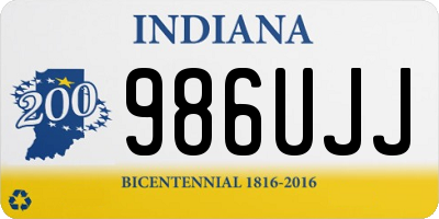 IN license plate 986UJJ
