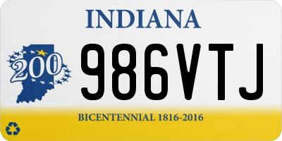 IN license plate 986VTJ