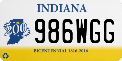IN license plate 986WGG