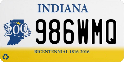 IN license plate 986WMQ
