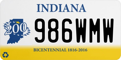 IN license plate 986WMW