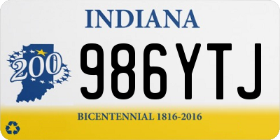 IN license plate 986YTJ