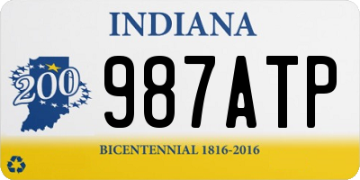 IN license plate 987ATP