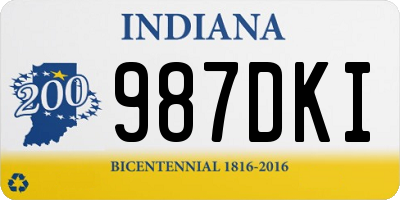 IN license plate 987DKI