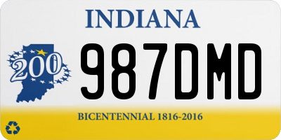 IN license plate 987DMD