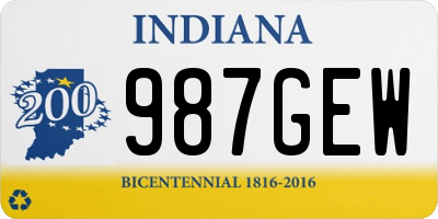 IN license plate 987GEW