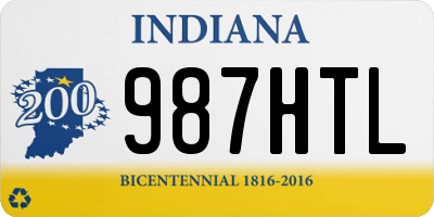 IN license plate 987HTL