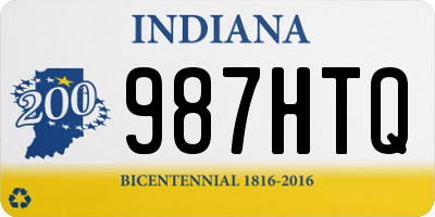 IN license plate 987HTQ