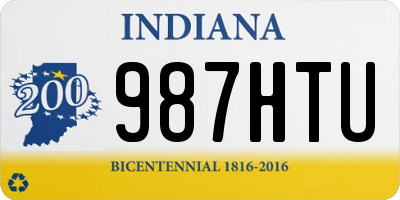 IN license plate 987HTU