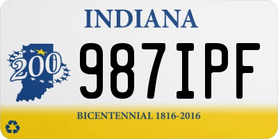 IN license plate 987IPF