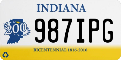 IN license plate 987IPG