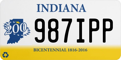 IN license plate 987IPP