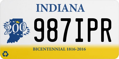 IN license plate 987IPR