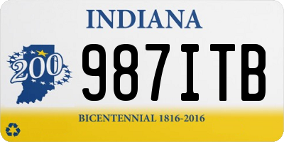 IN license plate 987ITB