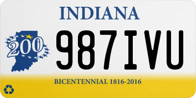 IN license plate 987IVU